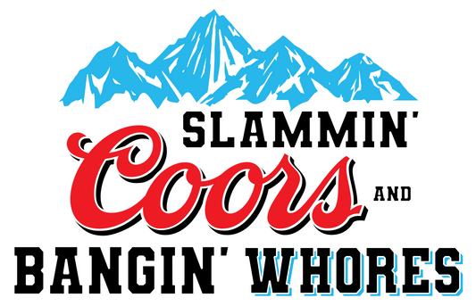Slammin Coors Sticker